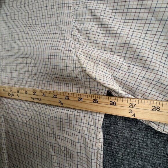 VTG Gitman Bros For Hunt Club Clothiers Button Up Shirt Long Sleeve Check 17 35 - Picture 6 of 16